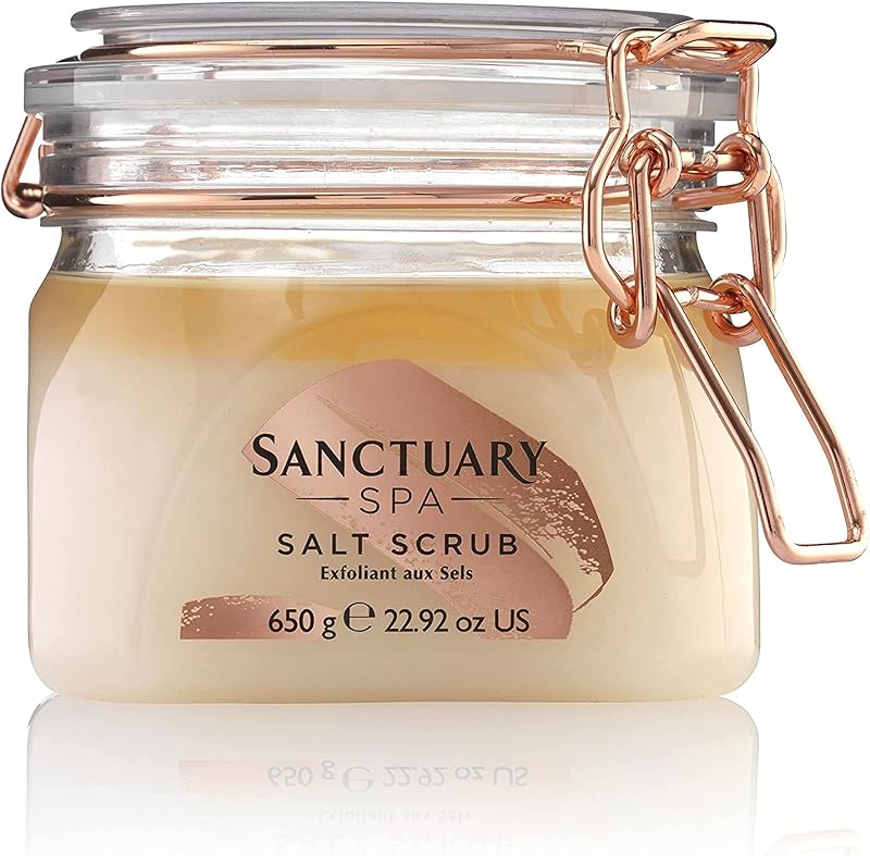 Sanctuary Salt Body Scrub Exfoliating Dead Sea Salt with Oils 650g