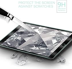 TiKeDa 2 Pack Screen Protector for iPad 9th 8th 7th