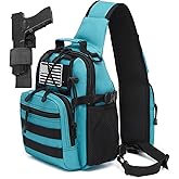 ATBP Small Tactical Holster Sling Backpack Accessories Shoulder Pouch Water Bottle & Radio Holder Crossbody Bag for Men