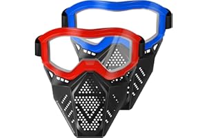 Surper 2 Pack Tactical Mask Compatible with Nerf Rival, Apollo, Zeus, Khaos, Atlas, Artemis Blasters Rival Mask