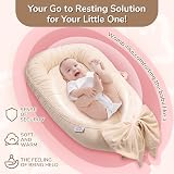 EAQ Baby Nest Pod for Newborn 0-12 Months Breathable Cotton Travel Gift view 4
