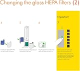 Spares2go 360° Glass HEPA + Activated Carbon Filter for Dyson Pure Cool DP04 view 5