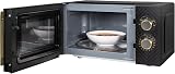 Russell Hobbs RHMM723B 700W Solo Microwave 17L Grooved Design Black view 9
