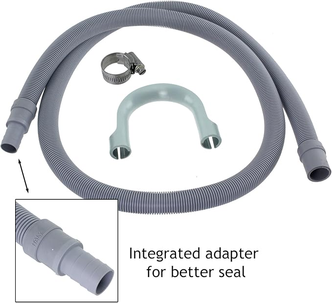 SPARES2GO Extension Drain Hose for Miele Washing Machine (1.5M, 19mm / 22mm) Amazon.co.uk