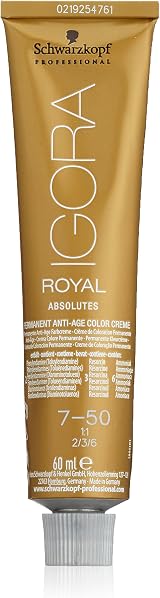 Schwarzkopf Igora Royal Absolutes 7-50 60ml Permanent Hair Color