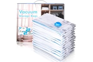 Dntorx 12 Pack Jumbo Vacuum Storage Bags, 40 X 31 inch Space Saving Bags Vacuum Seal Bags for Clothing, Pillows, Blankets, Comforters, Bedding