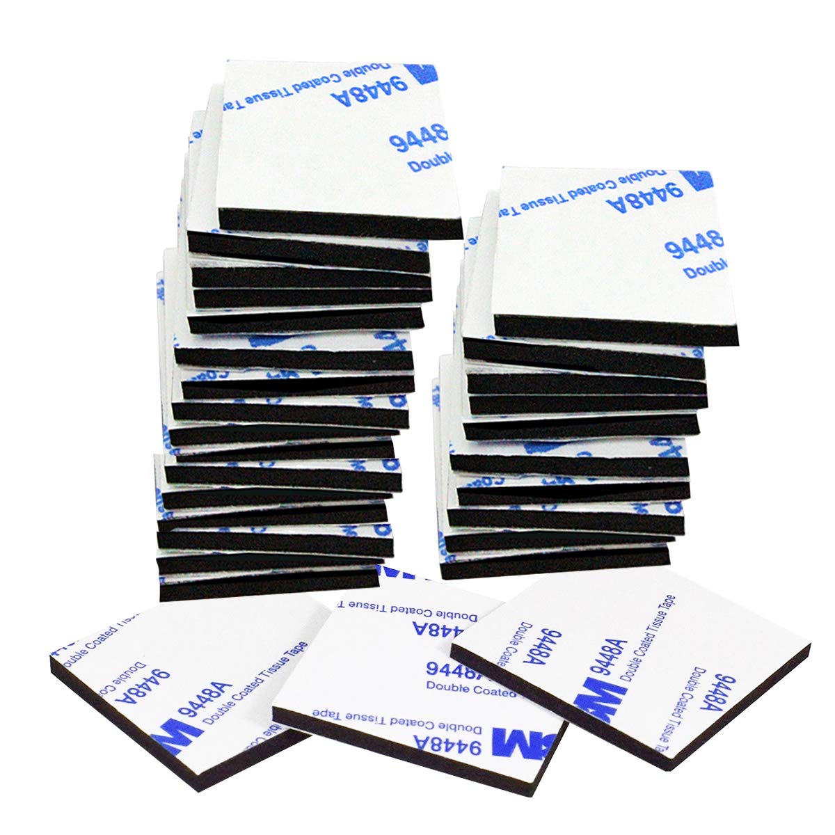 50 Pcs Double Sided Sticky Pads, 4 cm Strong Heavy Duty Adhesive Tape