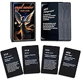 Jivcfer Oracle Cards for Beginners, Angel Number Oracle Cards, Guidance on The Direction of Life, Covering Many Fields Such As Love, Life, Spirit, Friends, Wealth and Future