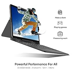 Tablet, Android 14 Tablets 64GB+10(4+6 Expand)GB