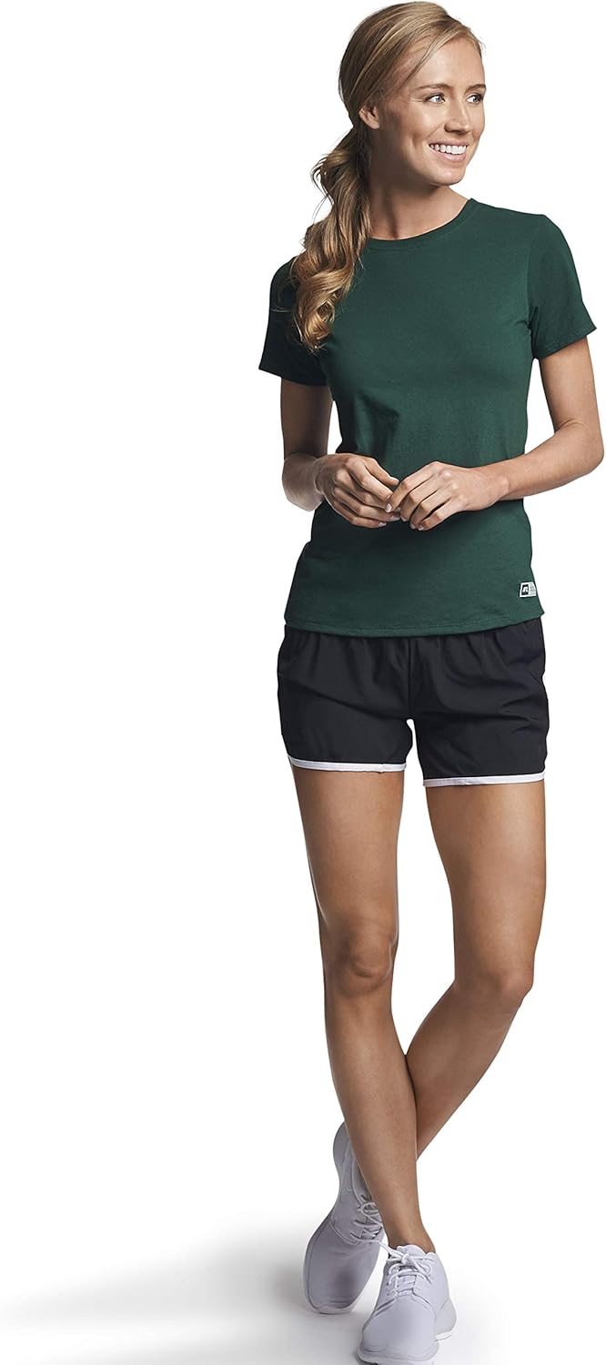Russell Athletic Women's Cotton Performance T-Shirts at  Women’s Clothing store