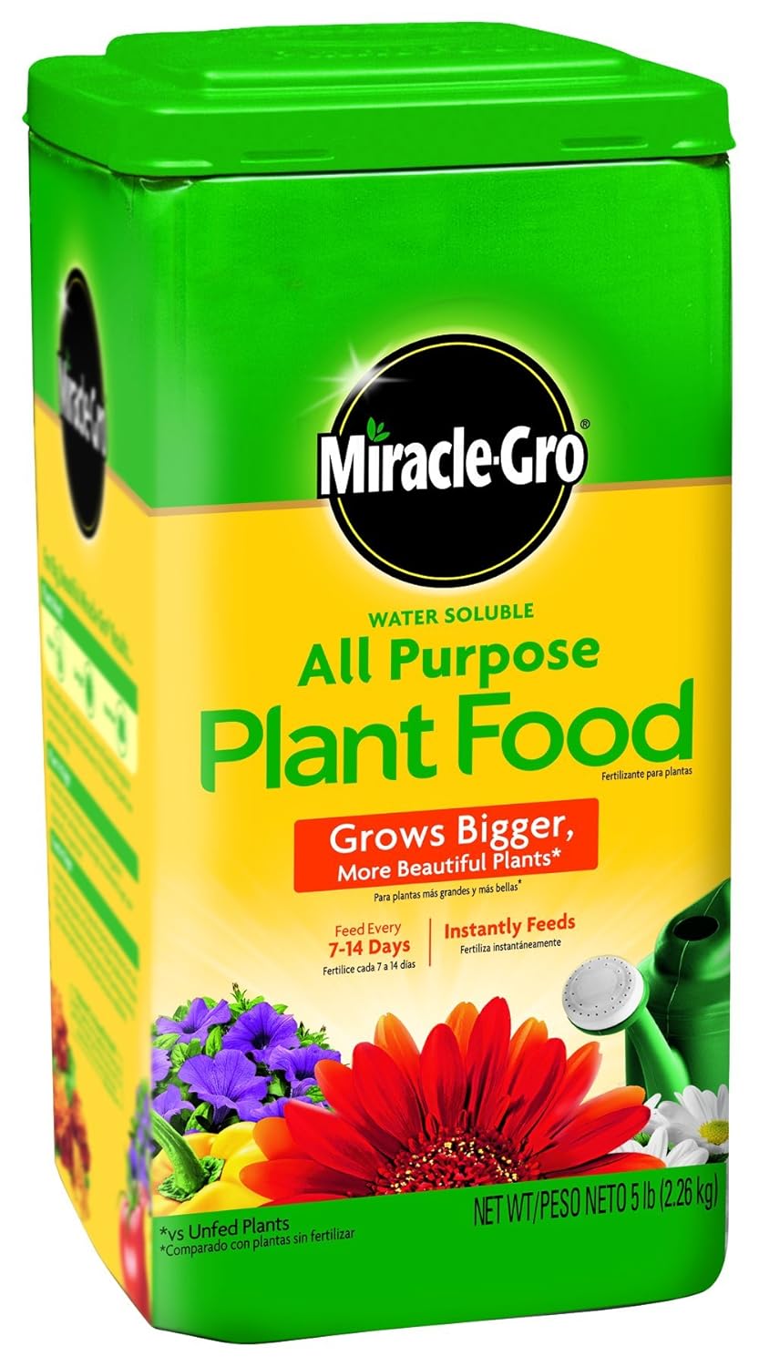 MiracleGro 1001233 All Purpose Plant Food Plant Fertilizer (6 Pack), 5