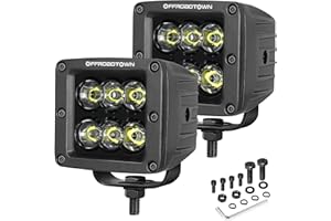 LED Cubes, OFFROADTOWN 3inch 120W CREE LED Pods Driving Lights Cubes Ditch Light Off Road Lights Spot Reverse Light for Truck Pickup UTV ATV SUV Boat 4x4 Car