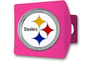 FANMATS 43390 NFL - Pittsburgh Steelers Color Hitch Cover - Pink
