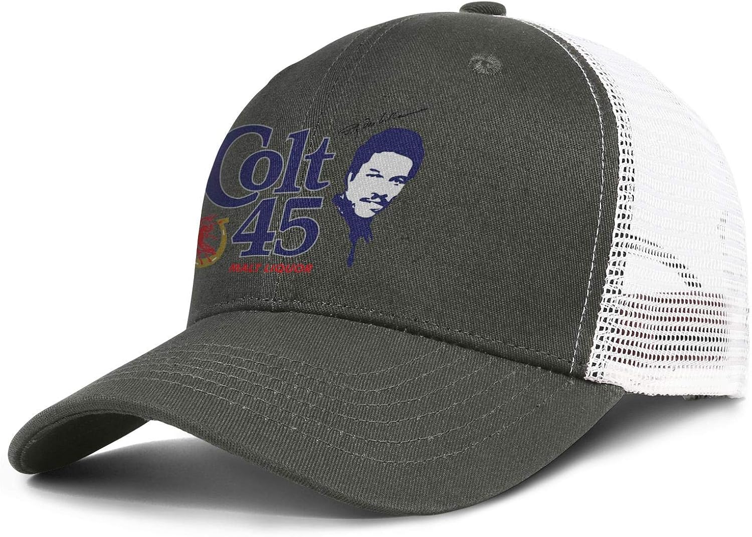Unisex Beer Colt 45 Malt Liquor Hat Adjustable Fitted Dad Baseball Cap