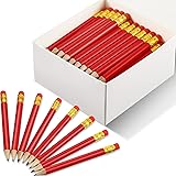 72 Pieces Golf Pencils Half Pencils with Eraser