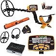 Garrett ACE 400 Metal Detector Bundle – Made in The USA - Digital Target ID, Iron Audio, Adjustable Frequency, Includes Pro-Pointer at, Finders Box, Headphones & Searchcoil Cover