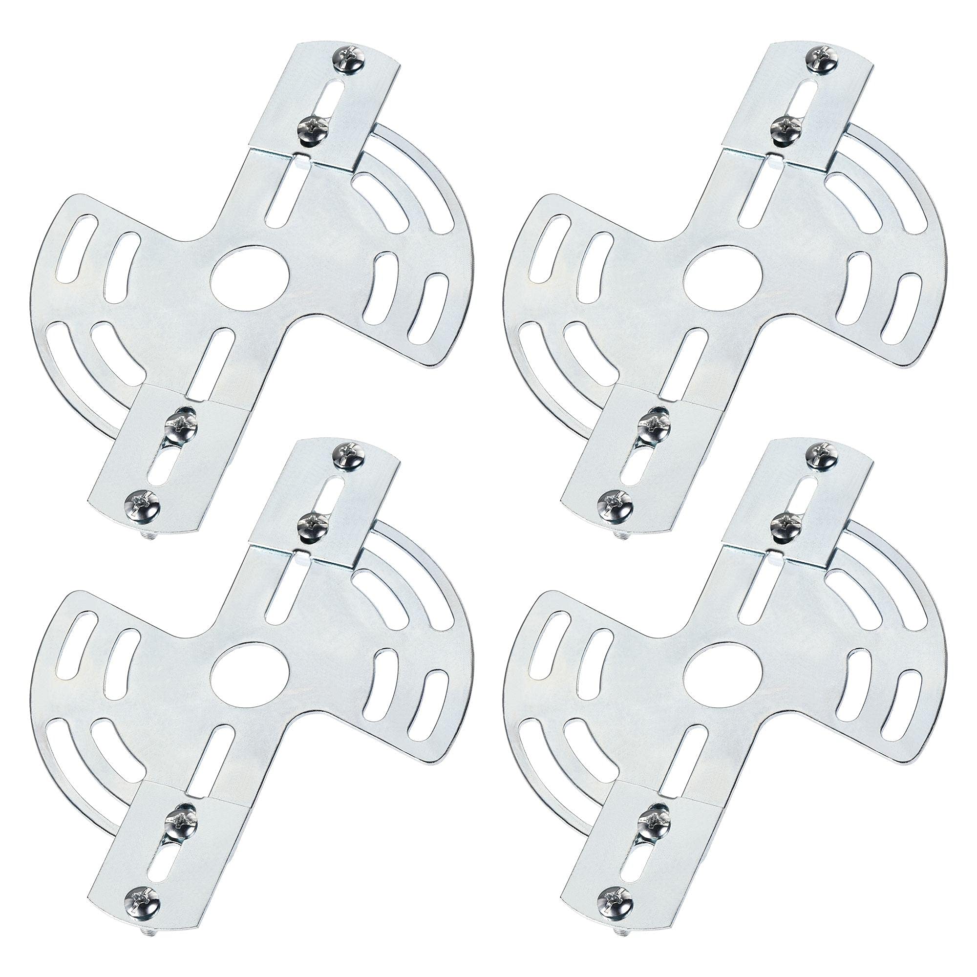 sourcing map Light Crossbar Kit Adjustable Mounting Bracket Lamp Fixture 4Pcs for Chandelier Wall Lighting