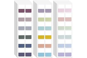Potanro Sticky Book Tabs 360PCS Notebook Tabs Colorful Book Annotation Tabs Kit Writable Book Tabs Repositionable Color Page Markers Bible Tabs for Office Supplies