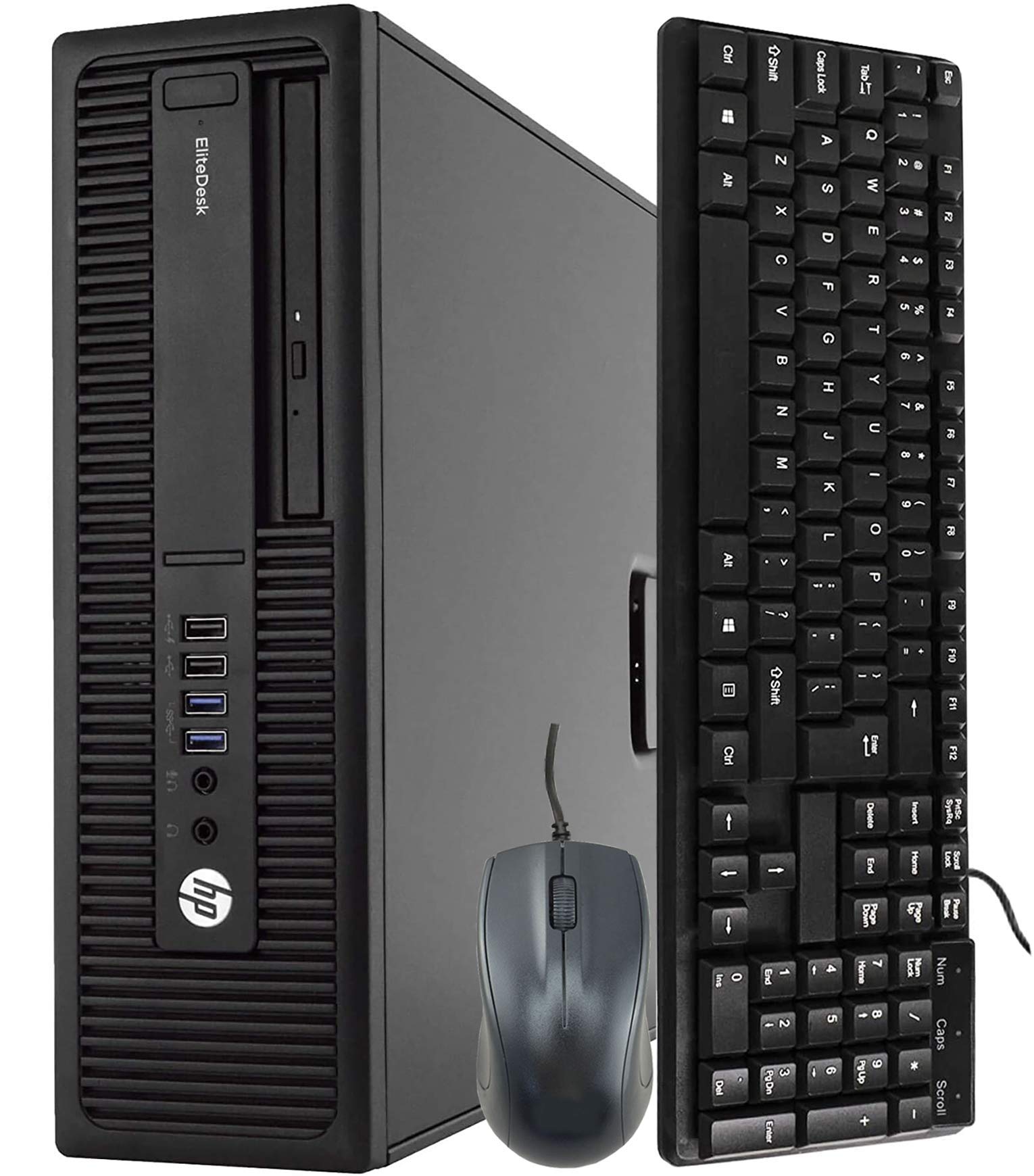 HP 800 G2 SFF Computer Desktop PC, Intel Core i5 3.2GHz Processor, 16GB Ram, 500GB SSD, Keyboard & M