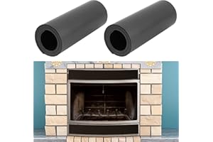 BEEPLOVE Magnetic Fireplace Draft Stopper - 2pcs Fireplace Vent Covers, Screen Insulation Blocker for Winter Indoor Prevent Cold Air and Heat Loss, 36 x 4in