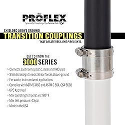 Fernco Proflex P3000-22 Shielded Pipe Coupling for