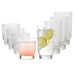 Libbey Merida Mixed Drinkware Set of 8, Merida