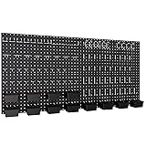 INCLY 158PCS Metal Pegboard Wall Organizer, 48x24