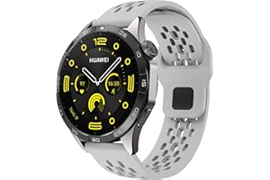 LYSMVIVI Soft Silicone Watch Bands 22mm 20mm 19mm 18mm Breathable Sweatproof Sport Watch Straps with Quick Release for Women & Men