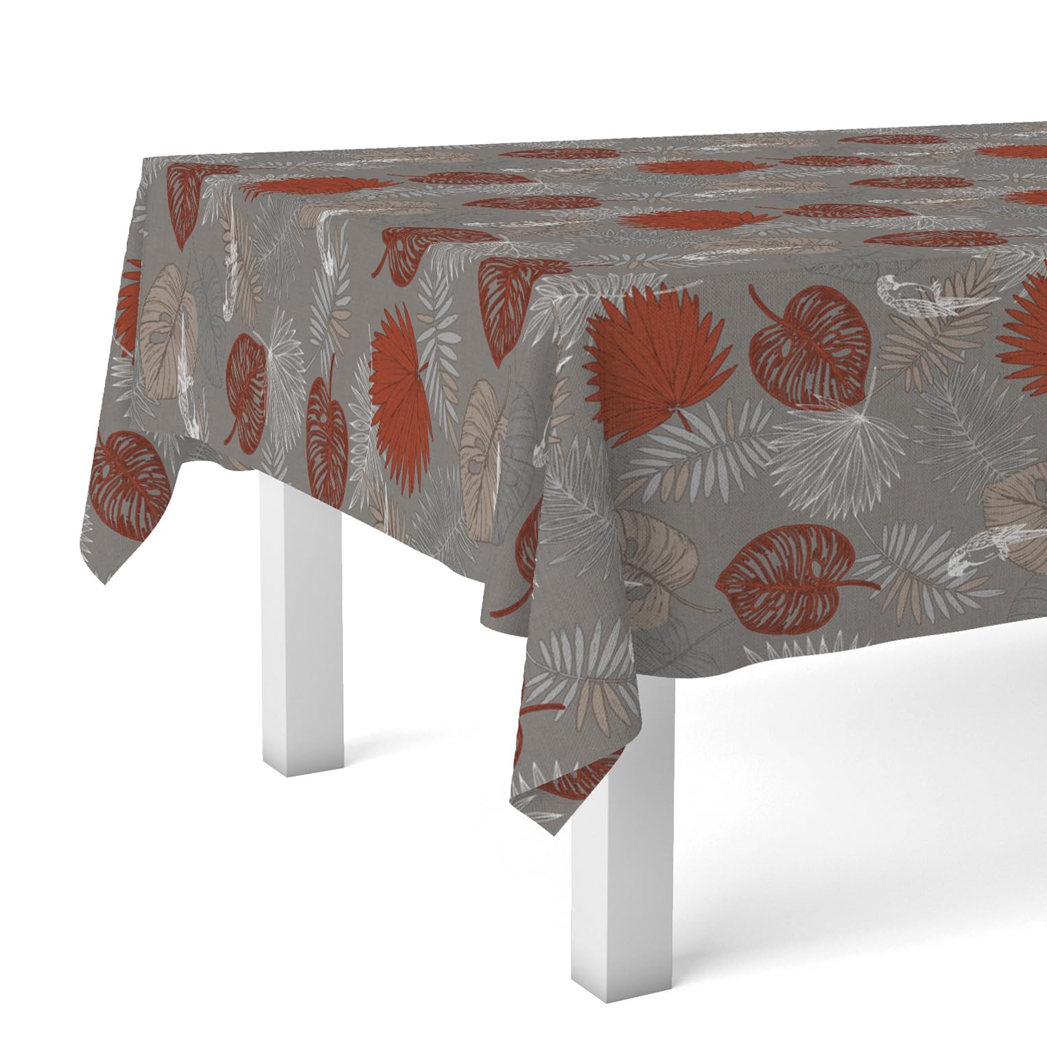 Martina Home Arga Oilcloth Tablecloth 250 x 140 cm Grey