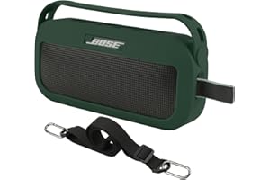 TXEsign Silicone Case Cover for Bose SoundLink Flex Portable Speaker, Travel Protective Carrying Pouch with Handle for Bose SoundLink Flex(Cypress Green)