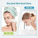 AIDEA Disposable Face Towels 50 Count Sensitive Skin Makeup Removing Travel Dry view 2