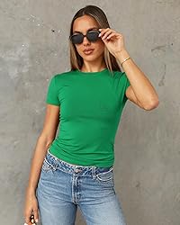 Abardsion Women's Casual Basic Going Out Crop Tops