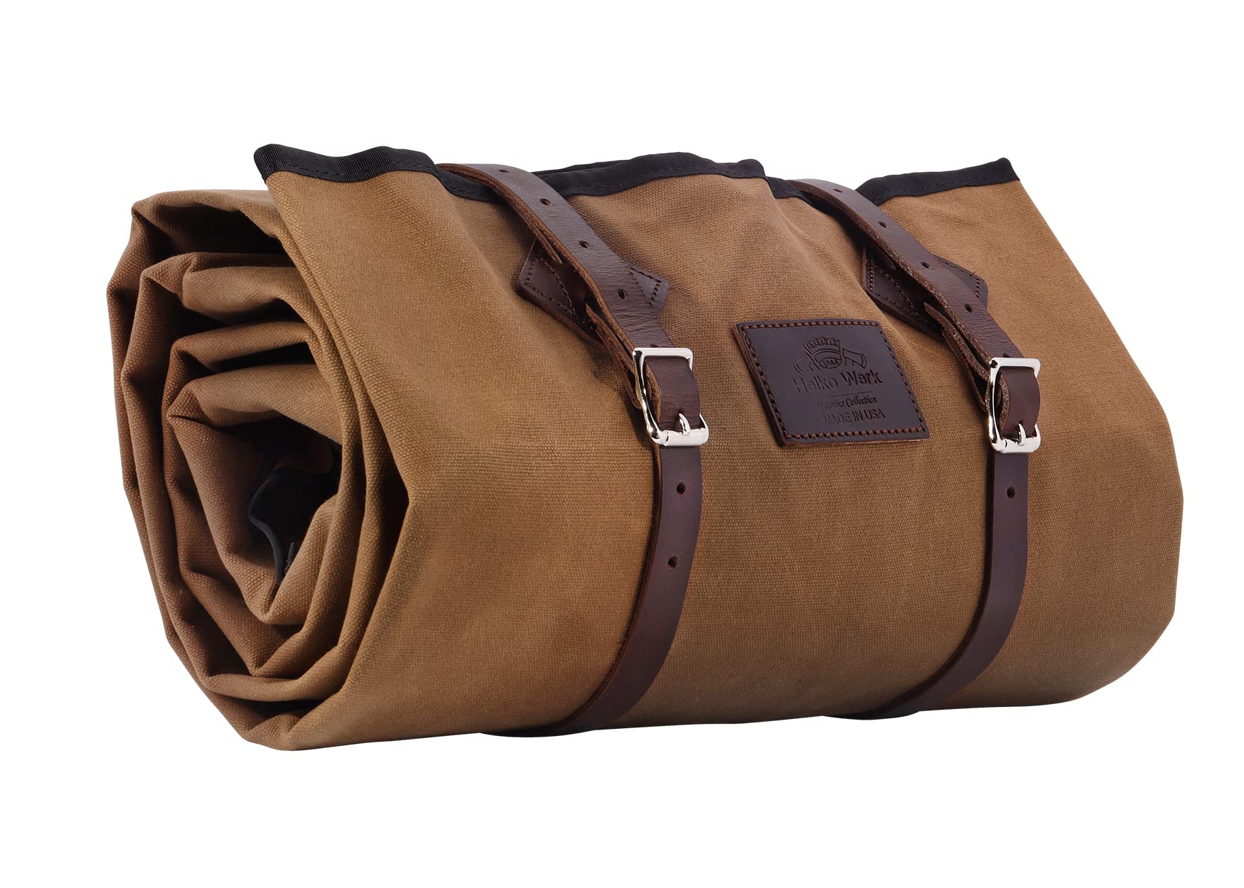 1844 Helko Werk Handmade Waxed Canvas Cowboy Bedroll - Camping Bed