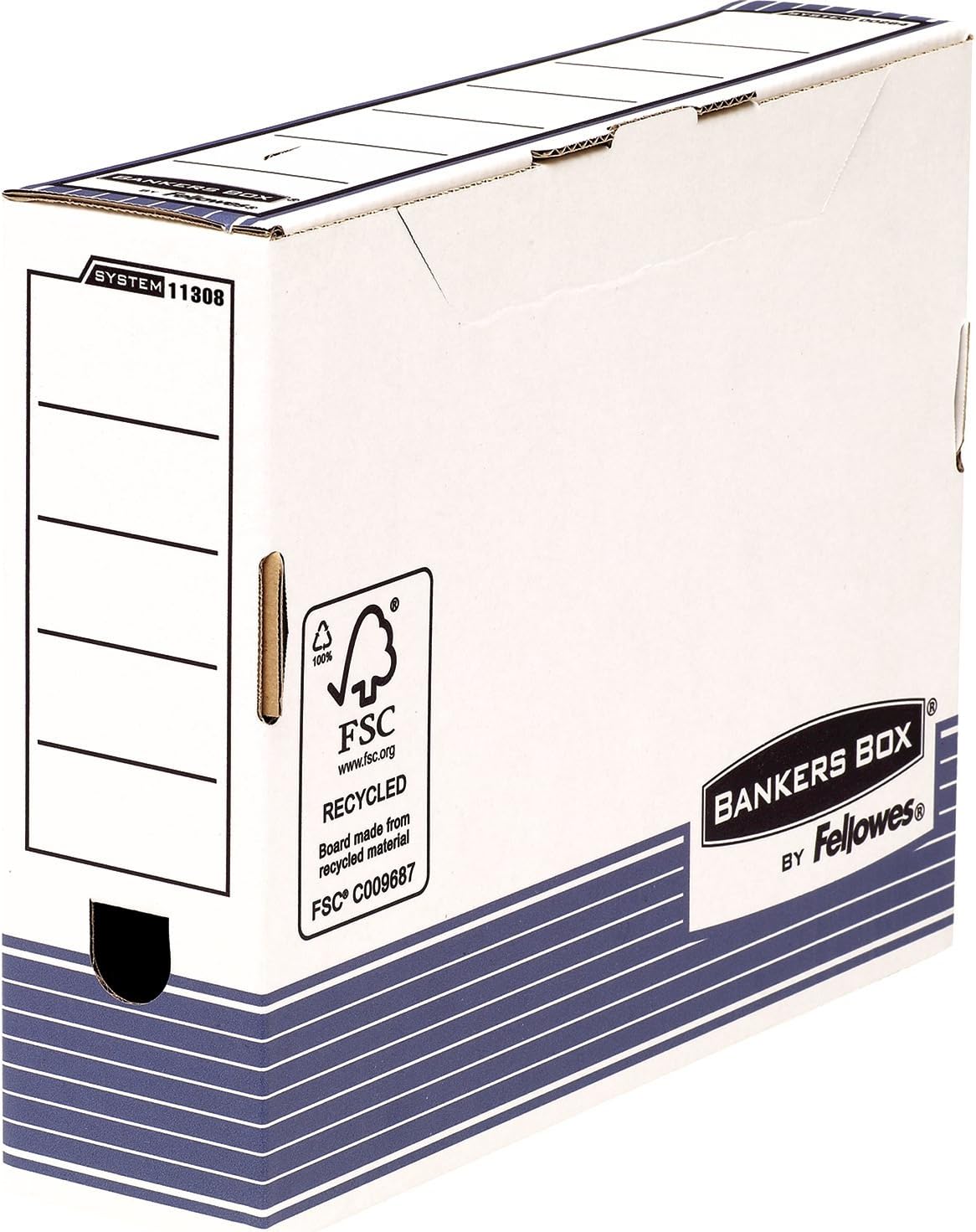 Bankers Box 1130802 Caja archivadora (10 unidades, 80 mm, A4 ...
