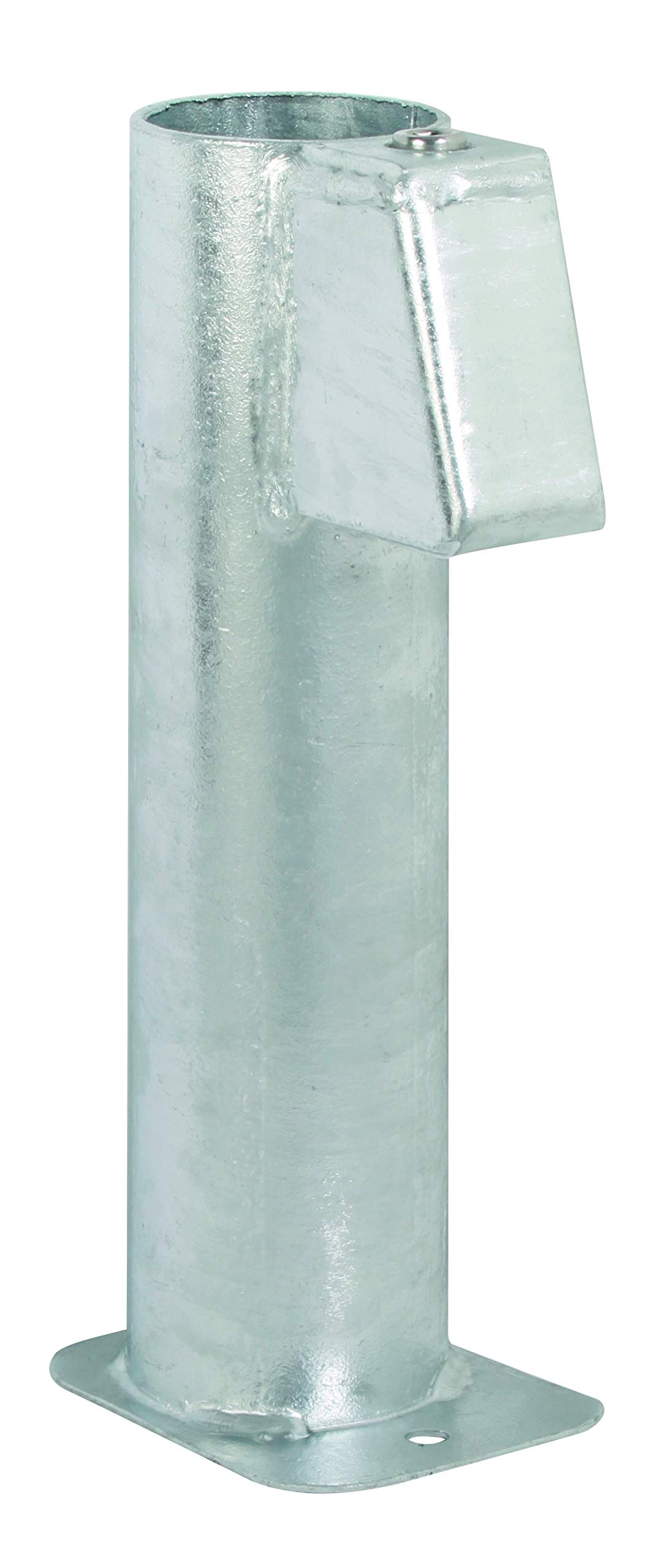 GAH-Alberts 690786 Ground Sleeve for Sign Posts Available in Various Designs with Mounted Jaw Hot-Dip Galvanised for Pipe Diameter 60 mm Length 300 mm, Ø 60/300 mm