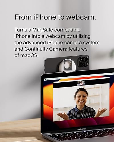 Belkin iPhone MagSafe Camera Mount for MacBook, Continuity Camera