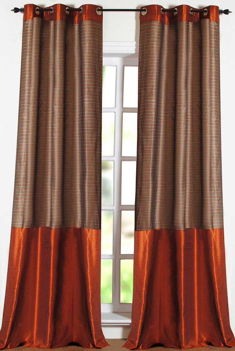 Deco Window Eyelet Door Polyester Blend Curtain Strip Band 52 X 84