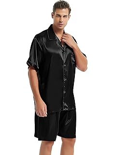 mens satin nightwear