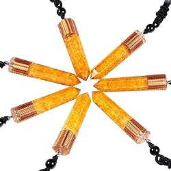 Nupuyai Orgone Healing Crystal Point Pendant