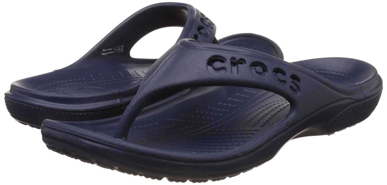 crocs unisex baya black flip flops thong sandals