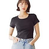 T Shirt Bra Padded Crew Neck Anti-Sagging Push up Fit Top Sleep 24HRS Japan Patented Bambi Water