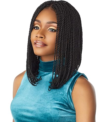 Amazon.com : Sensationnel Cloud9 4x4 Braided Wig - Hand tied 