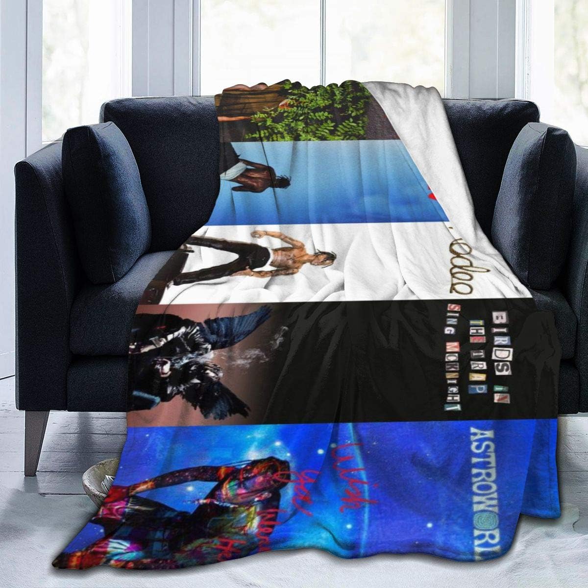 Jamais Vu Tra-vis Sc-OTT Ultra-Soft Micro Fleece Blanket Lightweight Throw Blanket Living Room Decor 50"" x40