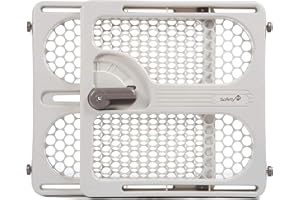 Safety 1st Pressure Mount Easy Fit Security Gate, Fits Spaces between 28" and 40", and 27" Tall, White