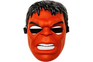 PRIMARY SHIPMENTS Raging Red Superhero Mask – Universal Fit Cosplay & Costume Face Mask