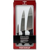 Victorinox ​Swiss Classic Chef's Knife Set - Balanced Cooking Knives for Kitchen Accessories - Ergonomic Meat, Vegetable & Fr