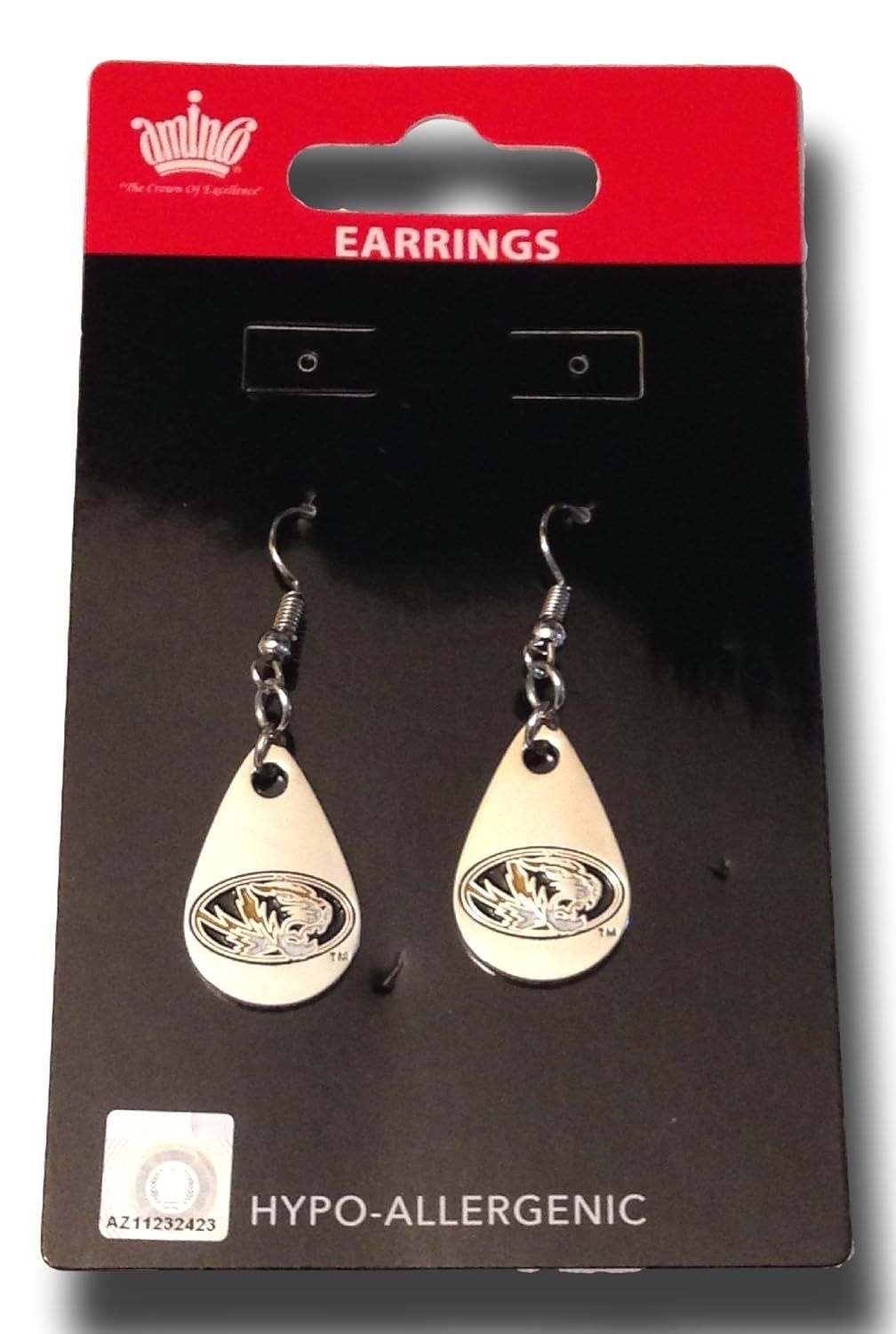 NCAA Womens NCAA Tear Drop Dangler Earrings
