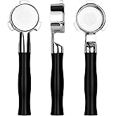 Normcore 54mm Flat Naked Bottomless Portafilter with Built-in High Extraction Basket Fits 54mm Breville Sage Solis Barista Machines