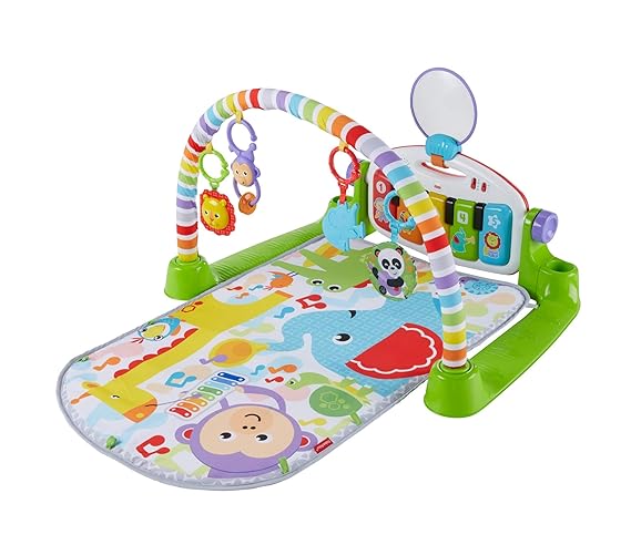 Fisher-Price Baby Fitnessraum Piano pataditas superaprendizaje, Mehrfarbig (Mattel FWT12)