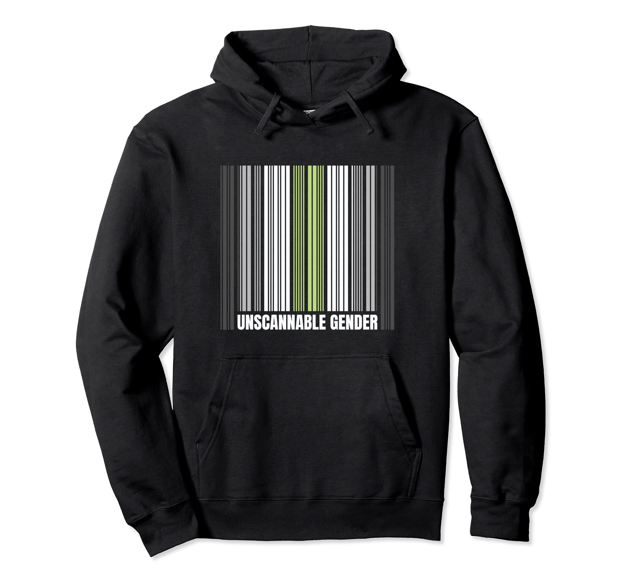 Mua Unscannable Gender - Agender Pride Barcode Scanner LGBTQIA+ Hoodie ...